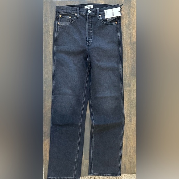 Re/Done 90s High Rise Loose Jeans - Picture 2 of 3
